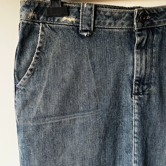 Vintage Rogan Gregory Denim Pencil Skirt - Picture 3 of 12